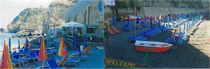Nella splendida cornice della spiagge de "Il Postino".